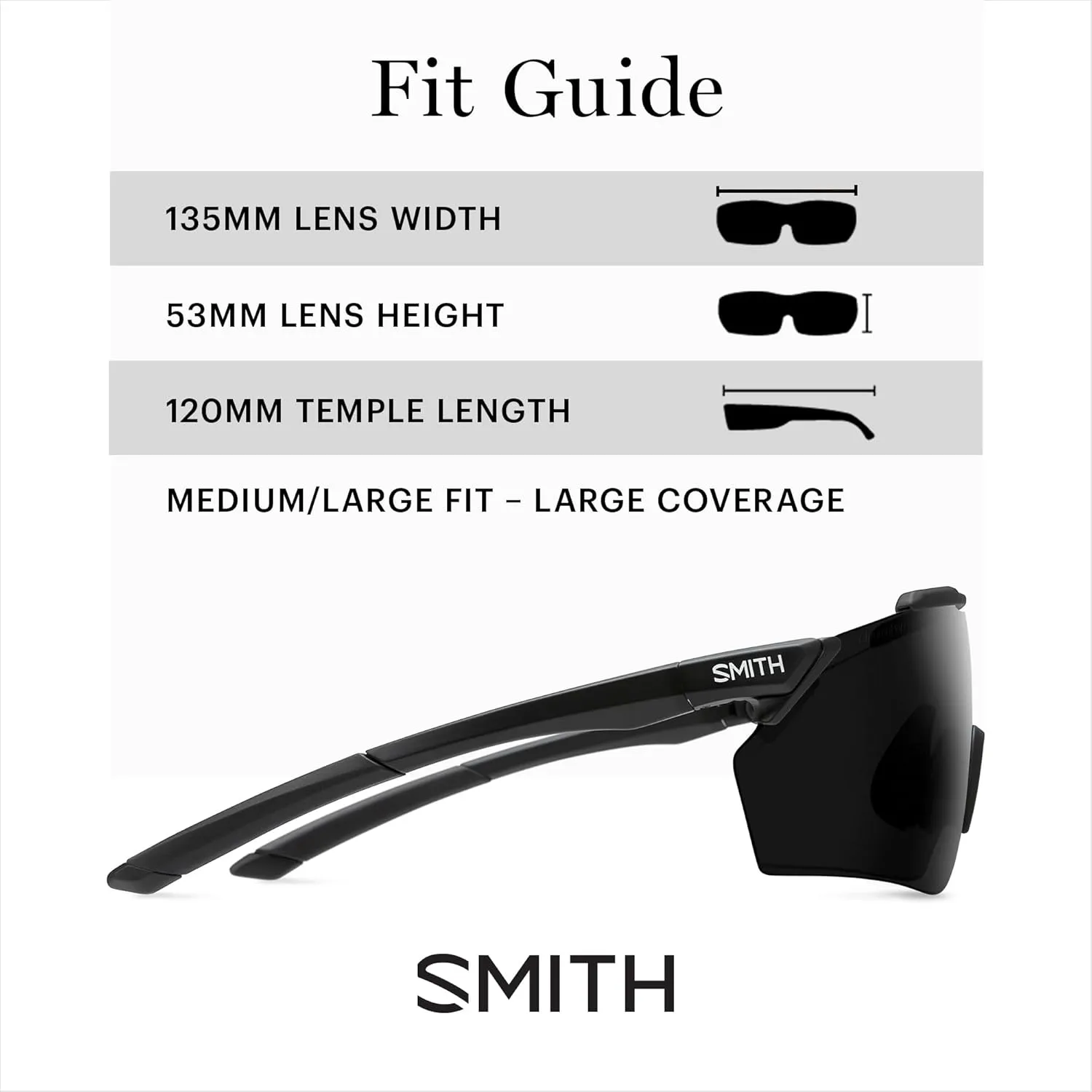 SMITH Ruckus Sunglasses – Shield Lens Performance Sports Sunglasses for Running, Biking, MTB & More – For Men & Women