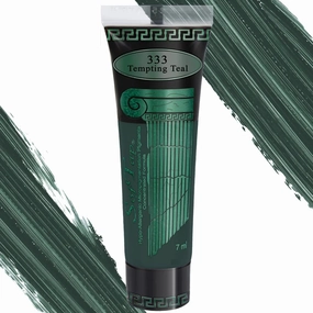 SofTap Permanent Makeup Tempting Teal PMU eyeliner, eyes, lash enhancement, smokey, soft, solid, cat eye, winged eyeliner, bold, special FX effects green (Tempting Teal)
