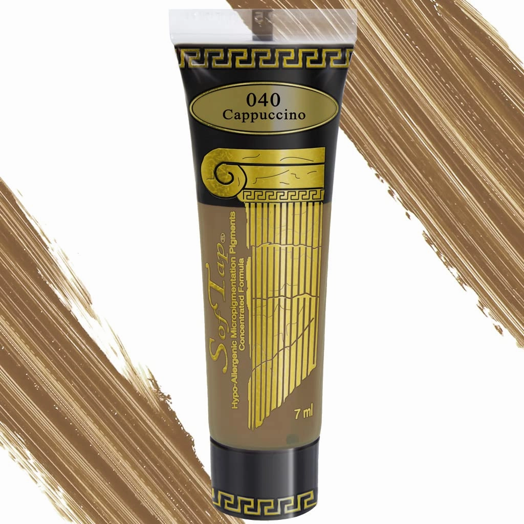 SofTap PMU Eyebrow Microblading Shading Pigment for Permanent Makeup Tattoo (Cappuccino)