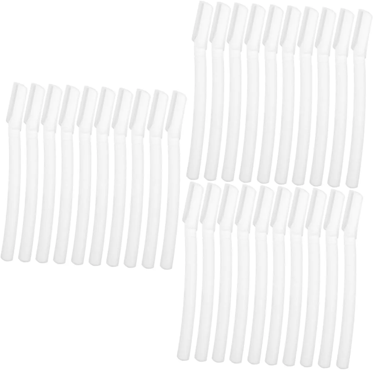 SOIMISS 3sets 10pcs Eyebrow Trimmer with Cover Portable Facial Hair Shavers for Precise Grooming Lightweight for Home Use Travel Great Present for Friends and Family 10pcs*3