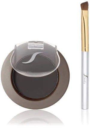 SORMÉ Smudge Proof Long Lasting Eye brow Powder for Women - Always Perfect Brows with Brush and 3 Shaping Eyebrow Stencils (Fine, Medium, Full) - Finest Color Pigment Eyebrow Filler - Dark Smoke