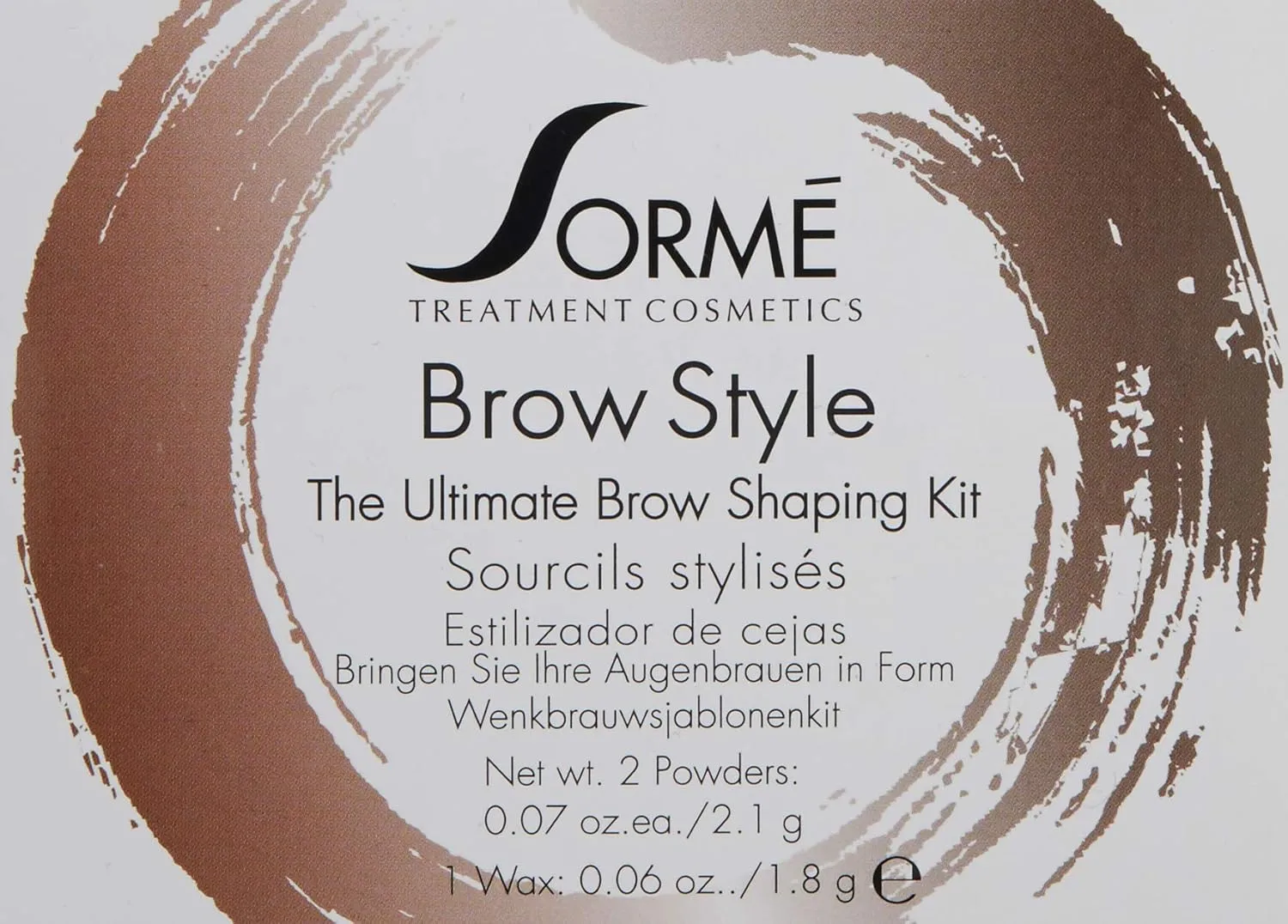 Sorme Cosmetics Brow Style, Brunette, 0.2 Ounce