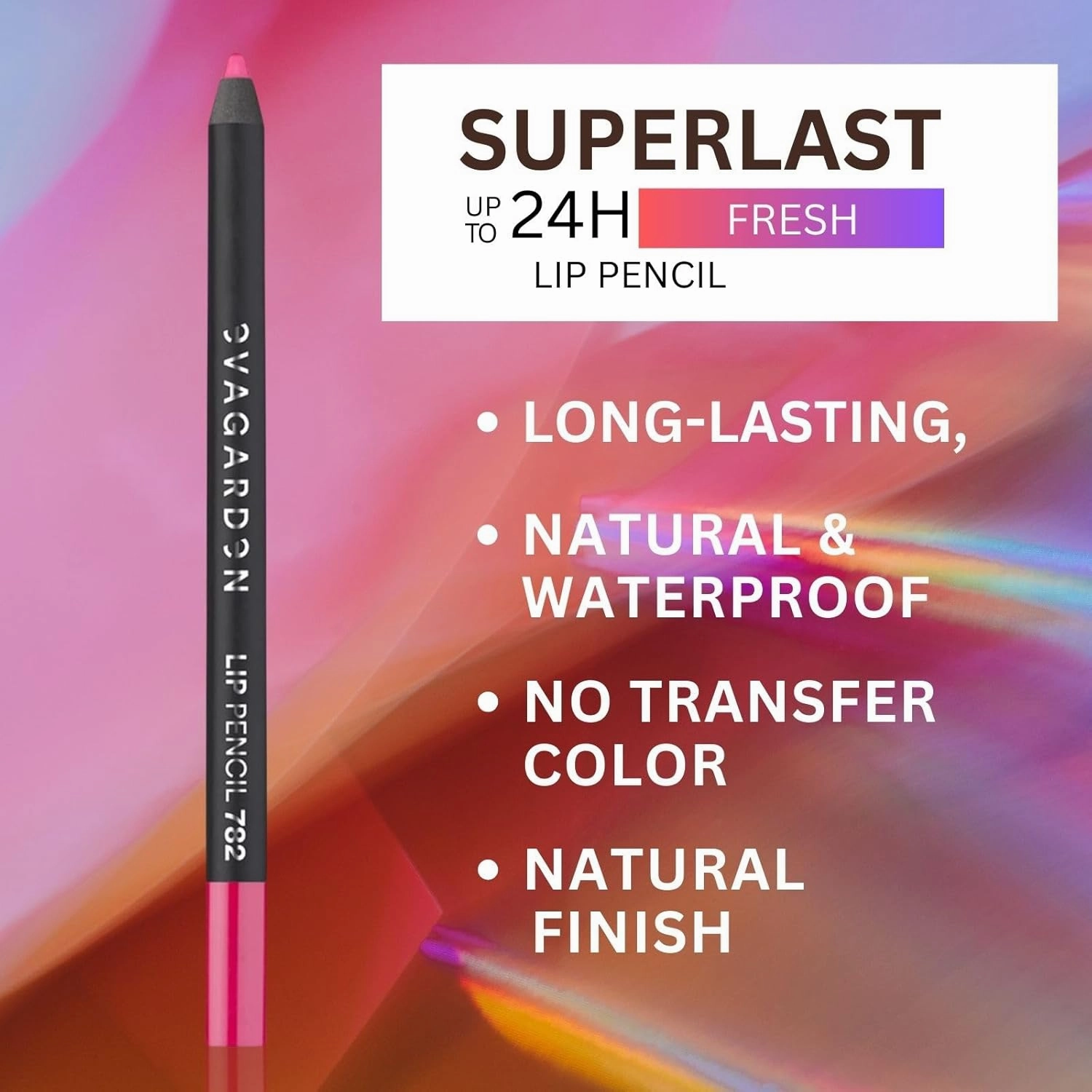 Superlast Lip Pencil - Long-Lasting and Semi-Permanent - Essential for Defining and Enhancing - Maintains Grip of Other Formulas - No-Transfer Color - 782 Funny Kiss - 0.07 oz