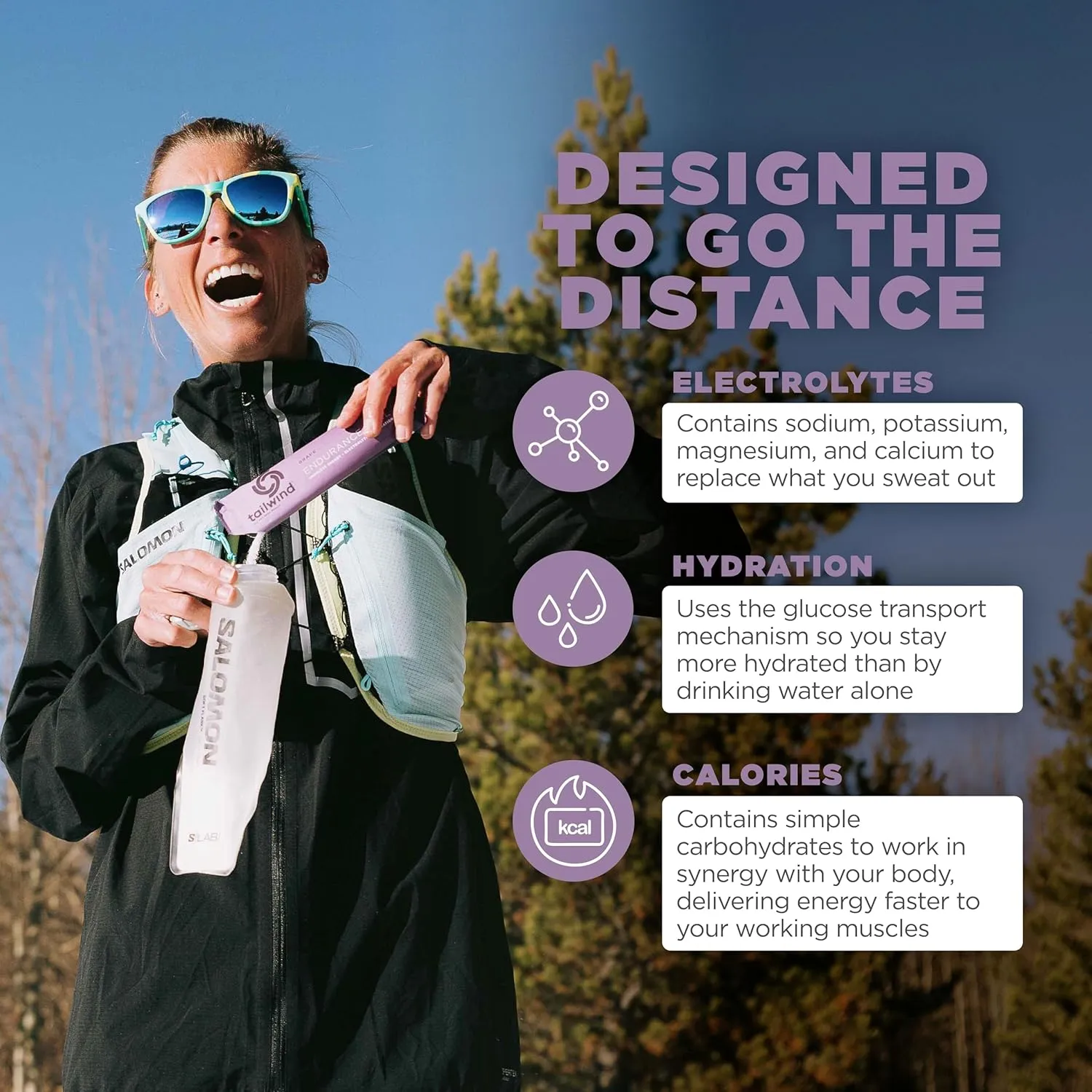 Tailwind Nutrition Endurance Fuel, Electrolyte & Hydration Sports Drink Mix Powder, Gluten-Free, Vegan, Grape, 50 Servings