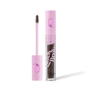 THE QUICK FLICK 2-In-1 Tinted Temporary Eyebrow Lamination Gel Fortified with Castor Oil – Smudge-Proof & Long-Lasting Eyebrow Gel – Vegan, Cruelty-Free Formula (Dark - 3g / 0.1 Oz)