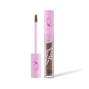 THE QUICK FLICK 2-In-1 Tinted Temporary Eyebrow Lamination Gel Fortified with Castor Oil – Smudge-Proof & Long-Lasting Eyebrow Gel – Vegan, Cruelty-Free Formula (Medium - 3g / 0.1 Oz)