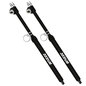 Tire Pressure Gauge 10-150 PSI, Heavy Duty Air Gauge Tire Pressure with Two Side Aluminum Scaleplate, Dual Head Truck Tire Gauges for Tire Pressure, 2 Pack