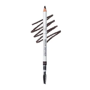 True   Luscious Brow Definer Pencil - Pomade & Powder Combo With Organic Castor Oil - Fills, Shapes Eyebrows - Waterproof - Deep Brunette