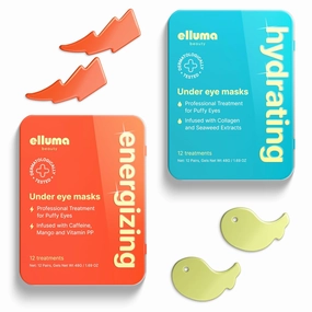 Under Eye Patches – 24 Hydrogel Pads, Energizing & Hydrating Sets with Caffeine and Seaweed Extracts