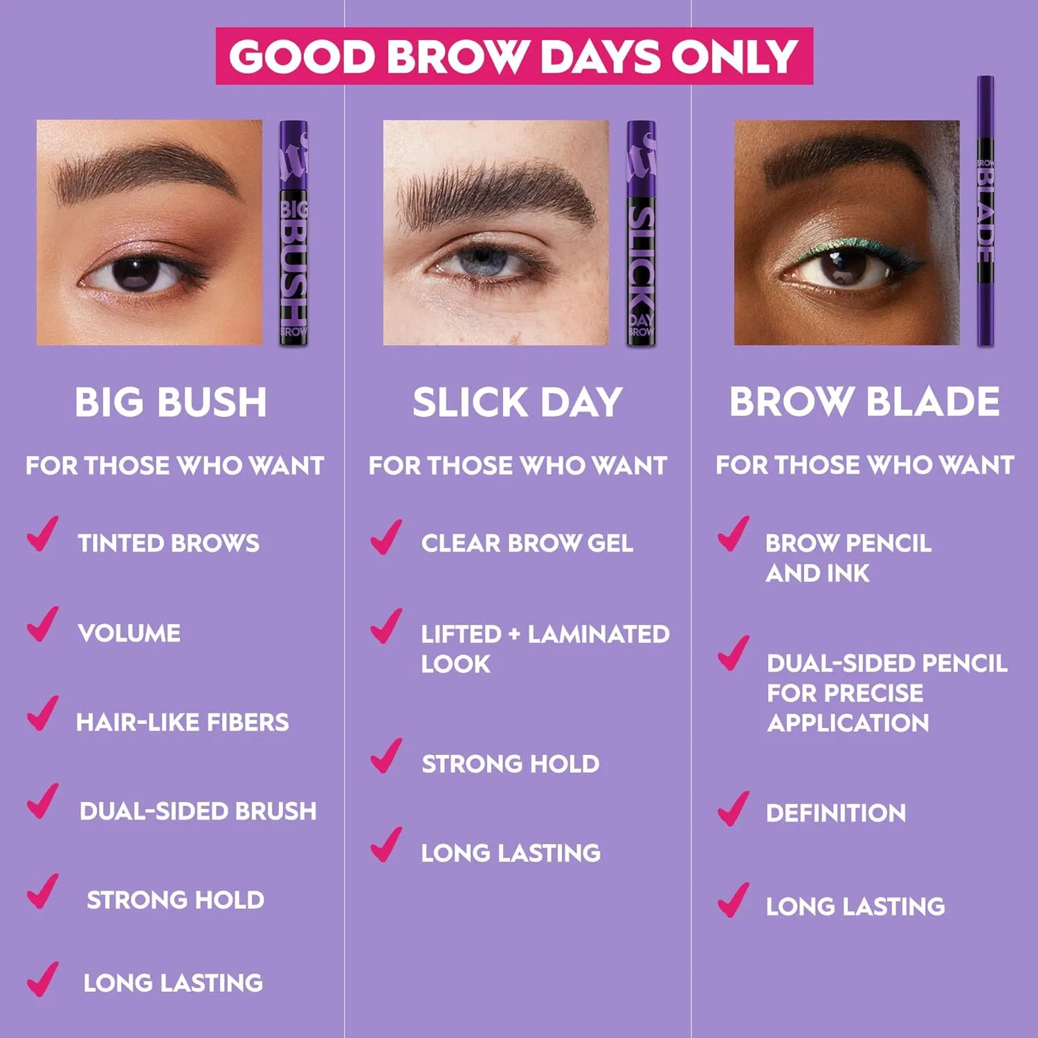 Urban Decay Big Bush Volumizing Tinted Eyebrow Gel, Waterproof, Smudge-Resistant, Flake-Resistant, Buildable Brow Gel Fibers, Long-lasting, Up to 24 HR Hold, Nourishing Castor Oil, Vegan - 0.19 fl oz