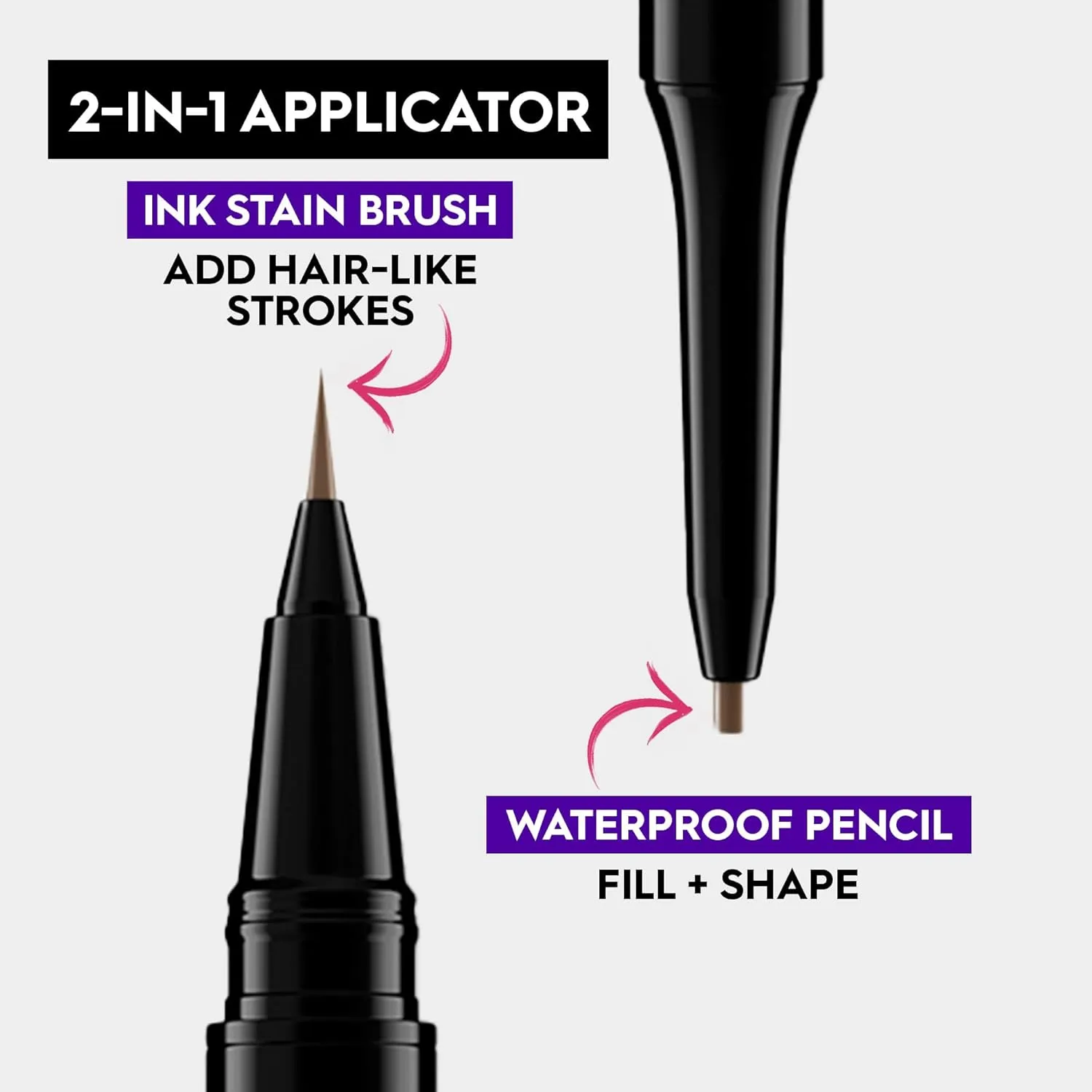 Urban Decay Brow Blade 2-in-1 Eyebrow Pen & Waterproof Pencil, Smudge-proof, Transfer-resistant, Ink Stain & Creamy Brow Pencil, Vegan, Cruelty-free - 0.01 oz