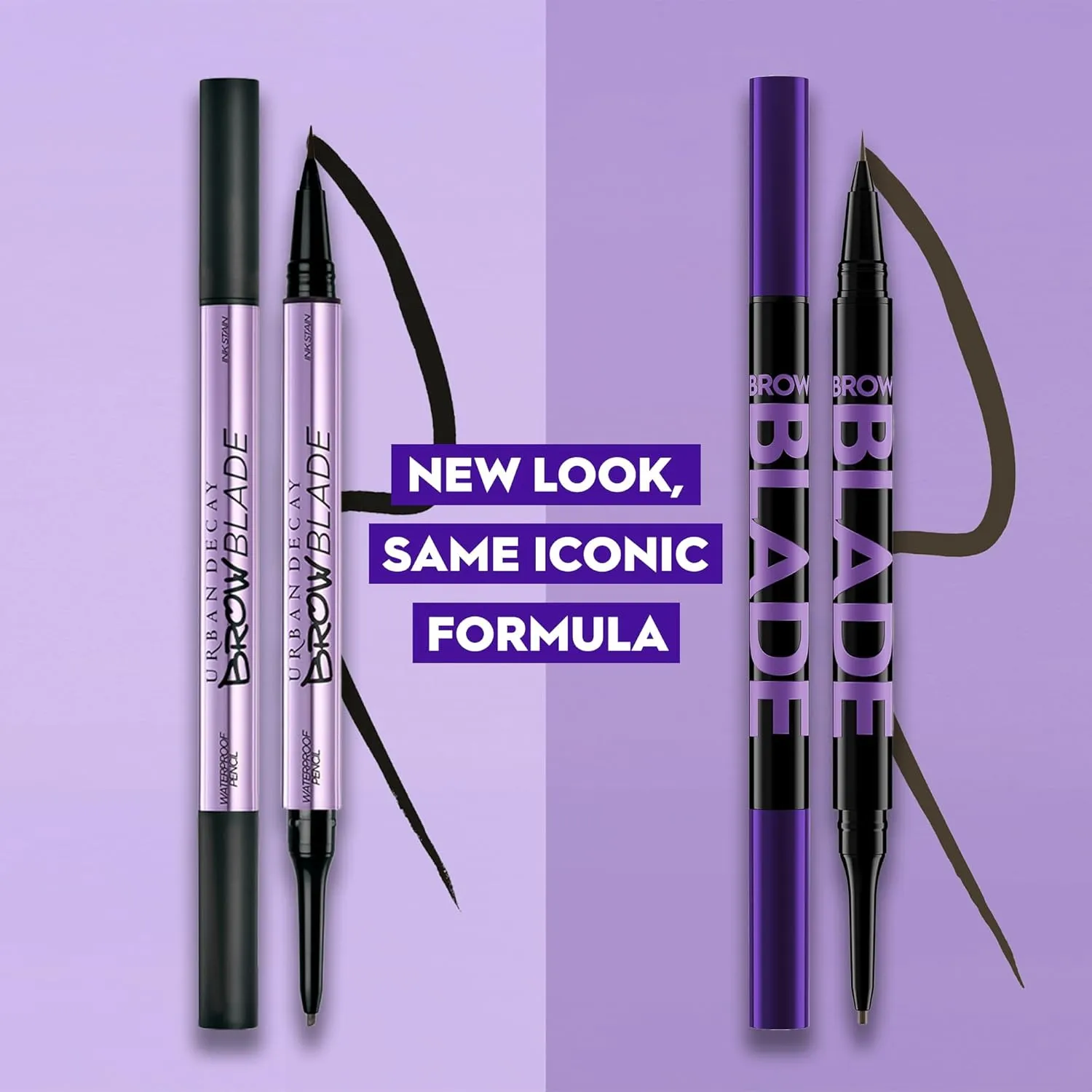 Urban Decay Brow Blade 2-in-1 Eyebrow Pen & Waterproof Pencil, Smudge-proof, Transfer-resistant, Ink Stain & Creamy Brow Pencil, Vegan, Cruelty-free - 0.01 oz