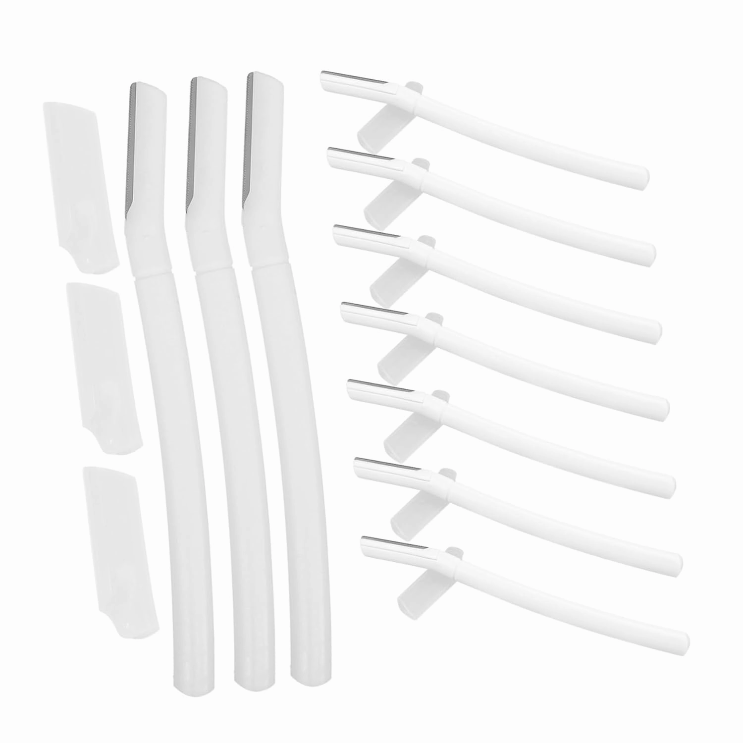 VALICLUD 3sets 10pcs Portable Eyebrow Razor for Women Safe Facial Shaver Tool for Precise Trimming for Travel Daily Use Lightweight Easy to Control Eyebrow Trimmer 10pcs*3