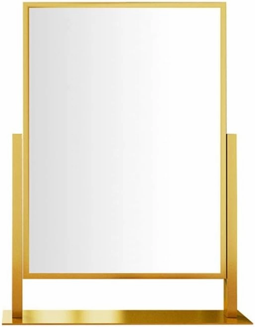 Vanity Mirror Metal Square Makeup Mirror Desktop Makeup Mirror Folding Beauty Mirror Double-Sided Adjustable Desktop Makeup Mirror Gift Makeup Mirror