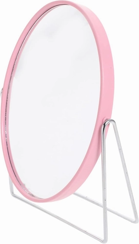 Vanity Mirror Swivel Double-Sided Square Makeup Mirror for Girls Desk Tabletop Mirror Adjustable Angle for Bathroom Dorm Decor