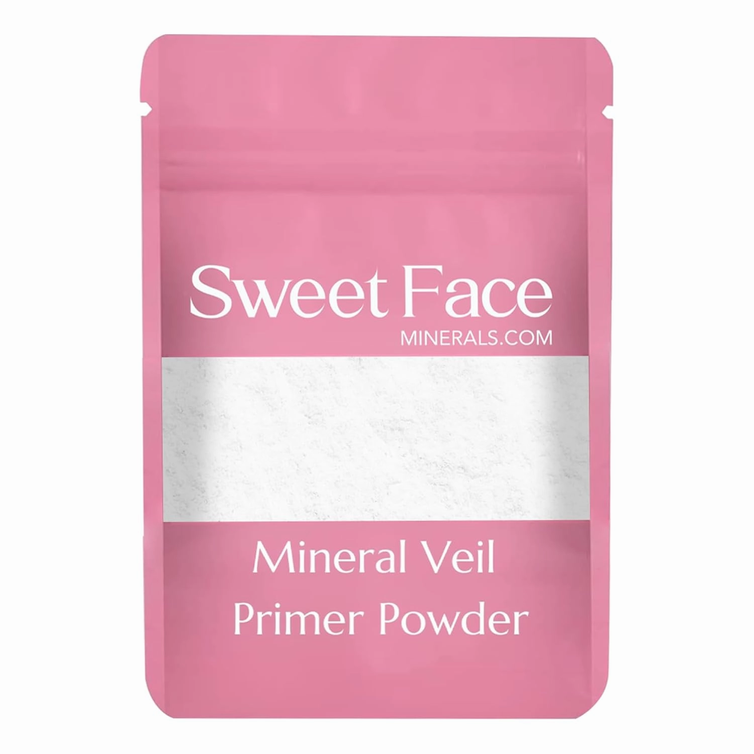 VEIL PRIMER BULK POWDER (1oz Refill Pouch) Matte Loose Minerals SPF 20 Oil Control Blurs Bare Face Extends Makeup Wear Melts Clear for Flawless Prep Before and Illuminating Setting Finish After