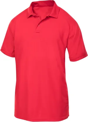 Vertx Mens Tactical Polo Shirt, Short Sleeve T-Shirt, Breathable, Temperature Regulating, for Police, Security, Relaxed Fit