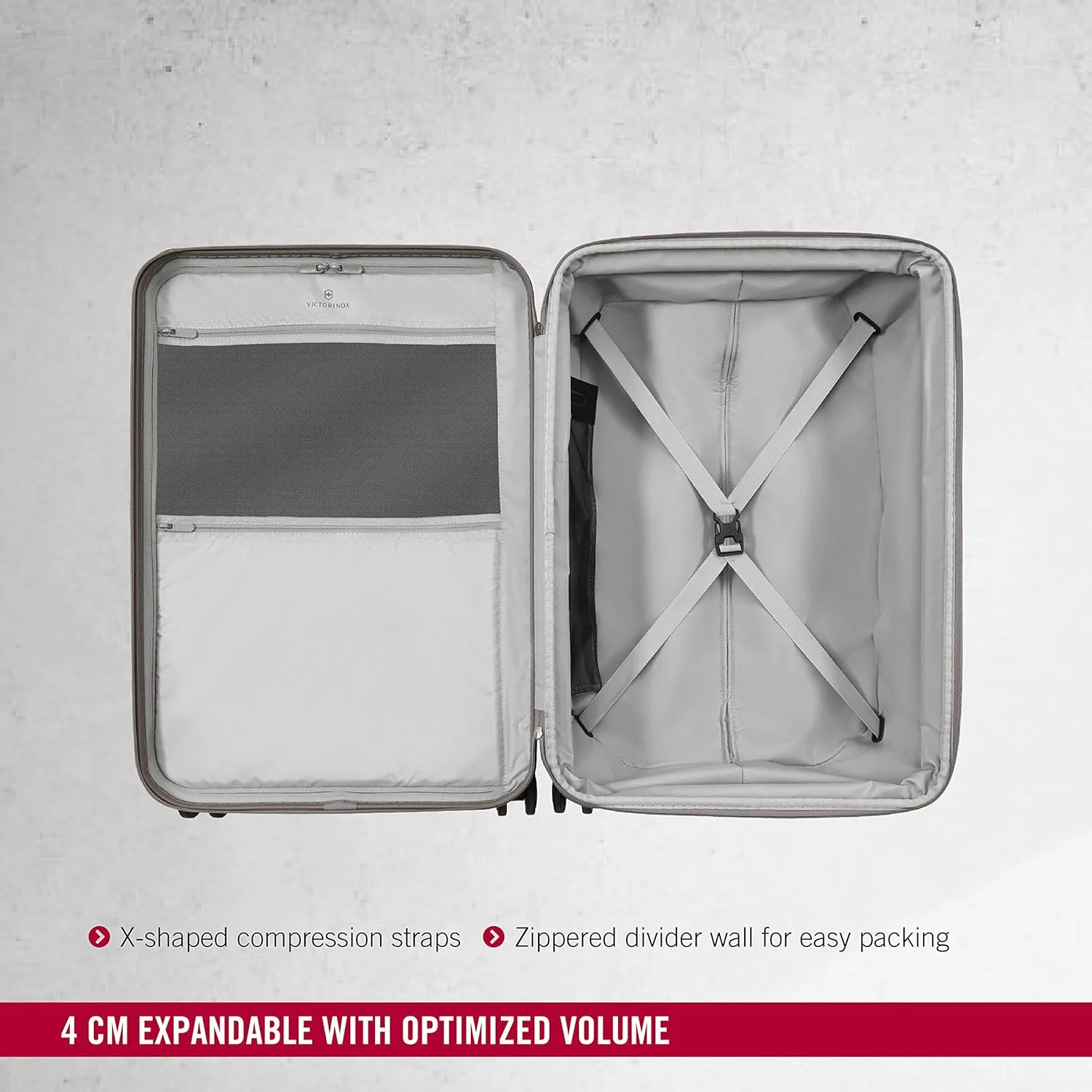 Victorinox Connex Hardside Spinner Luggage, Falcon, Checked-Medium (26")