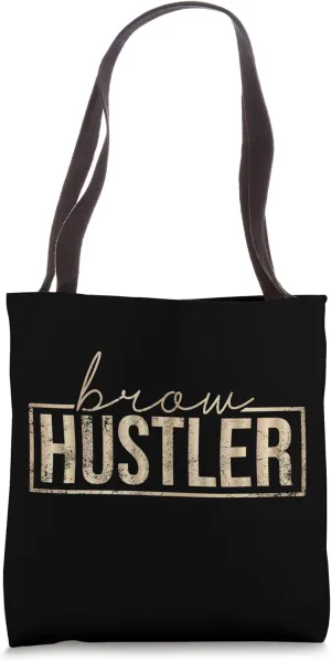 Vintage Brow Hustler Brow Artist Brow Tech Eyebrow Tote Bag