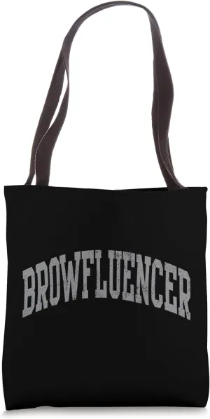 Vintage Browfluencer Brow Tech Eyebrow Brow Artist Tote Bag