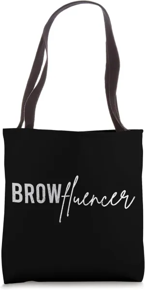 Vintage Browfluencer Brow Tech Eyebrow Brow Artist Tote Bag