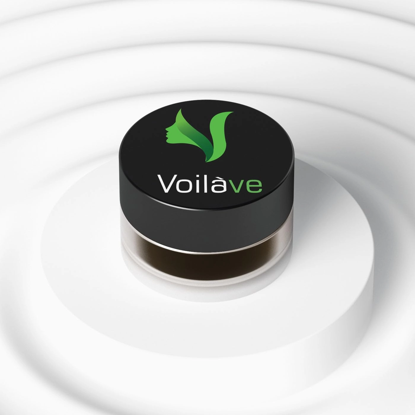 Voilave Dark Brown Long-Lasting Gel-Mousse Brow Builder – 0.0246oz/7g, Smudge-Proof, Waterproof, Argan Oil-Infused Eyebrow Enhancer for Full, Flawless Brows