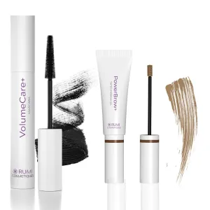 VolumeCare Plus Mascara   Eyebrow Gel (Natural Black and Latte)