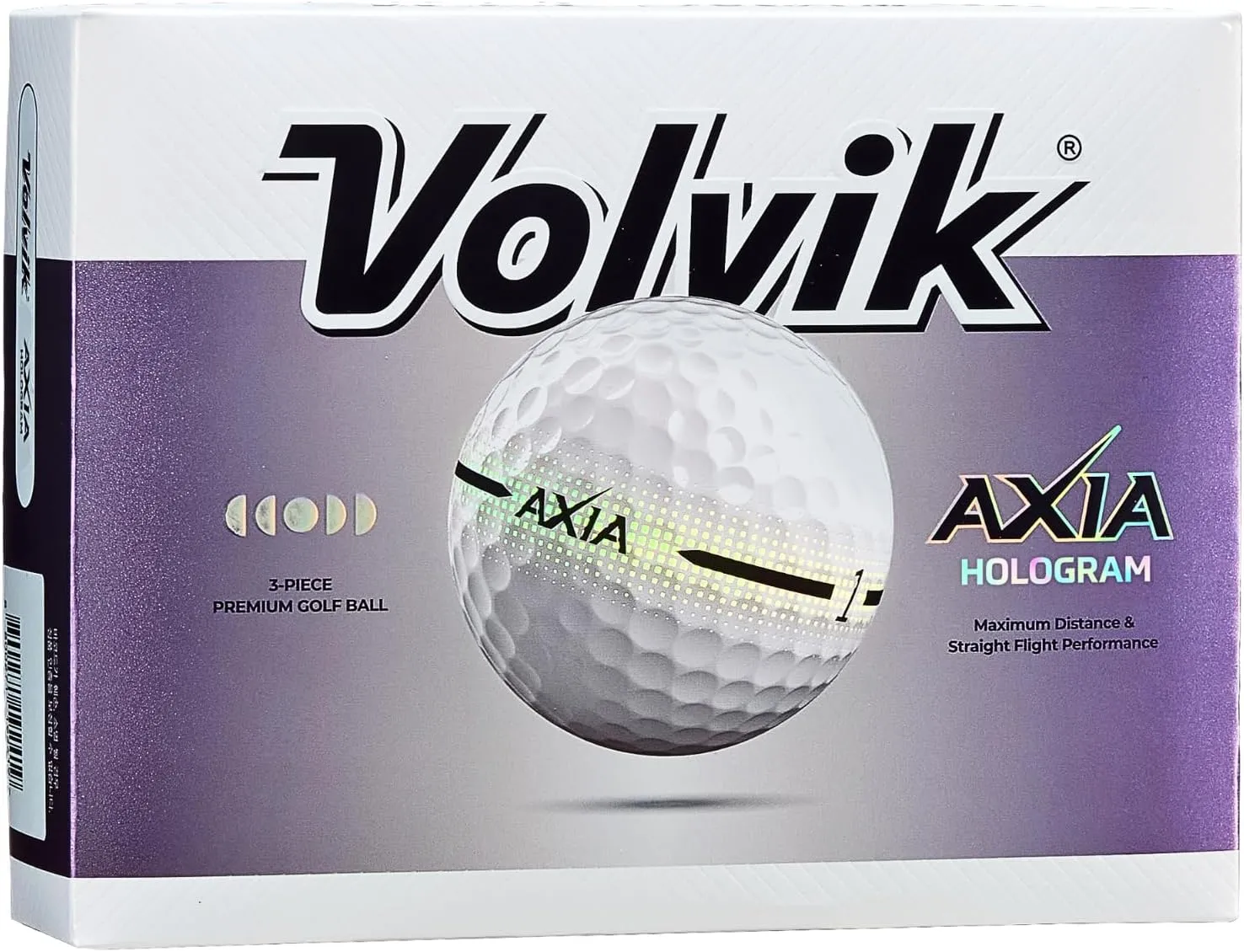 Volvik Axia Hologram Golf Balls