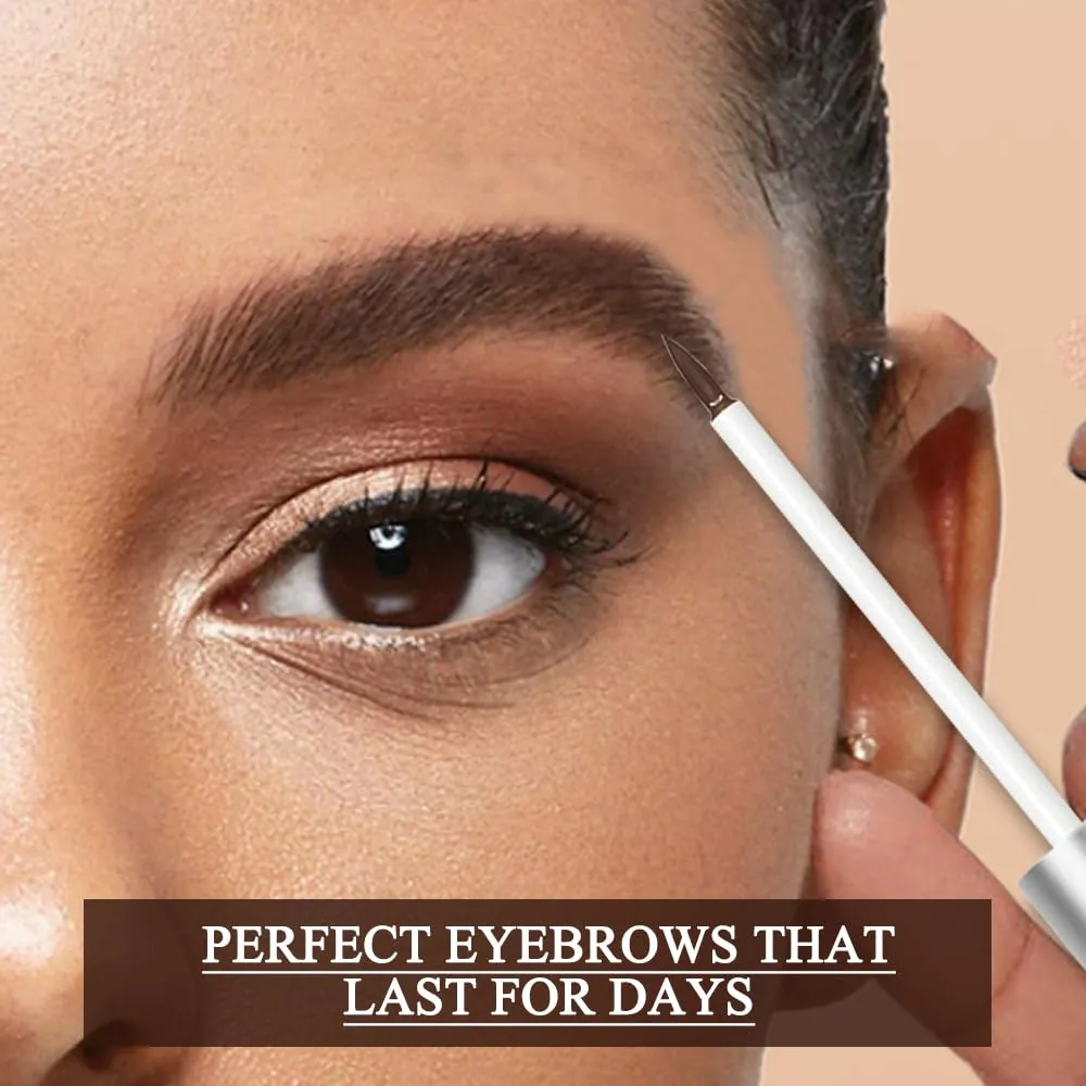 Waterproof Eyebrow Gel for Long Lasting, Highly Tinted Liquid Eye Brow Makeup, Sweatproof, Natural (Blonde)