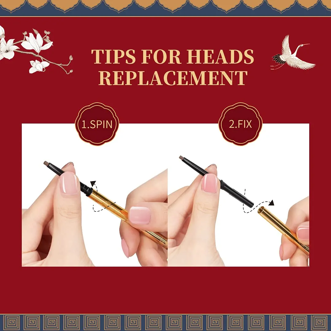 Waterproof Eyebrow Pencil, Sharpenable, Longwear, Long Lasting Eyebrow Pencil, Defined Brows, Pigment Brow Pencil