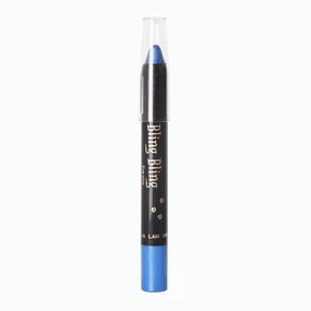 Waterproof Pearlescent Eyeshadow Eyeliner Pencil Glitter Matte Nude Eye Shadow Makeup Pigment Silkworm (Dark blue)