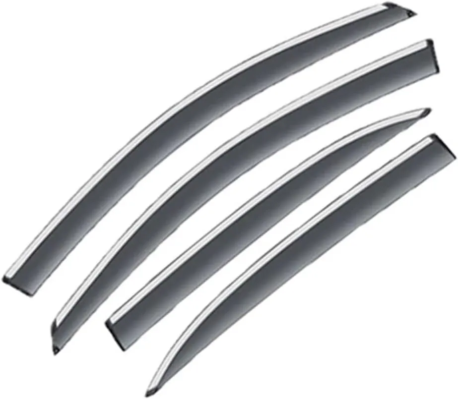 Windscreens Compatible For Nissan Qashqai J11 Rouge Sport Tekna 2014~2021 Accessories Deflectors Car Window Visor Rain Eyebrow Guards Smoke