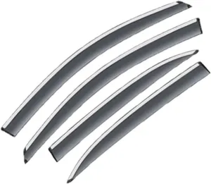 Windscreens Compatible For Nissan Qashqai J11 Rouge Sport Tekna 2014~2021 Accessories Deflectors Car Window Visor Rain Eyebrow Guards Smoke