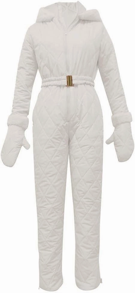 Womens One Piece Snowsuit Winter Onesie Warming Ski Suit Baggy Ski Outfits Outdoor Sports Cute Ski Jumpsuit Skiwear