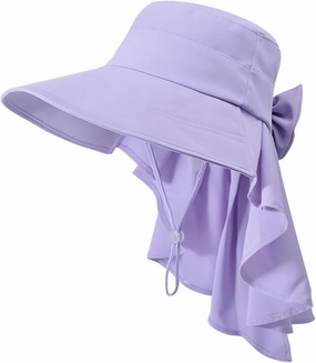 Womens Sun Hat UPF 50  Wide Brim Gardening Hat with Neck Flap
