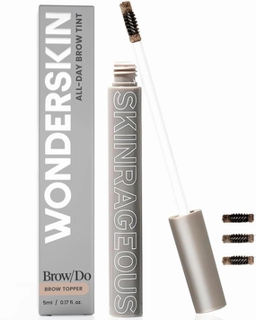 Wonderskin Brow/Do Eyebrow Gel Topper - Skinrageous All-Day Eyebrow Tint Mascara, Long-Lasting, Waterproof & Transfer-Proof Tinted Brow Gel Topper (Blonde)