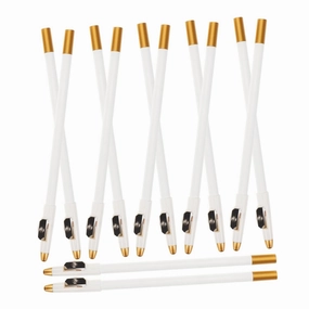 Wooden Brow Pencil Set 12pcs Eye Liner Pencils for Women Natural Comfortable Grip Eyebrow Shaper