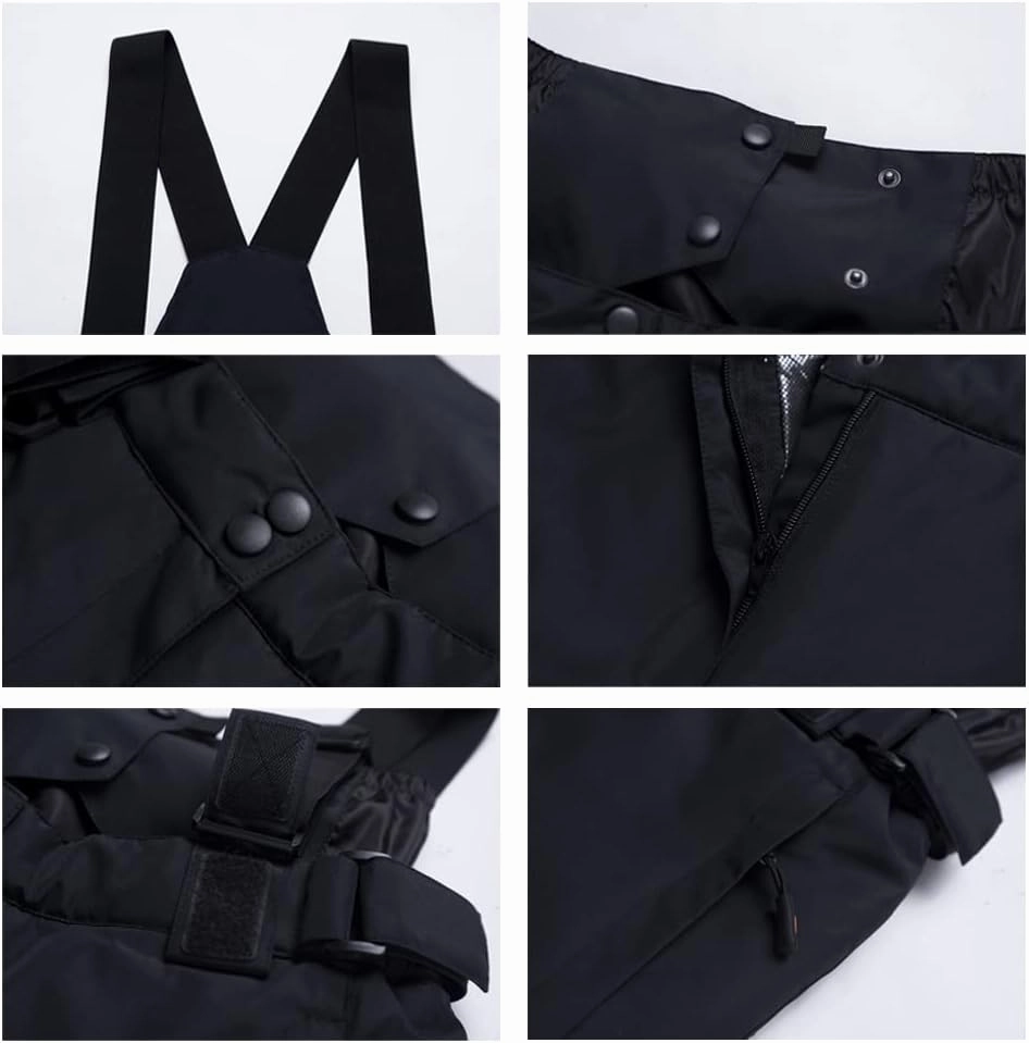 WOWULOVELY Men's Winter Snowsuit Waterproof Windproof Mountain Jacket and Pant Sets Insulated Snowboarding Skisuit